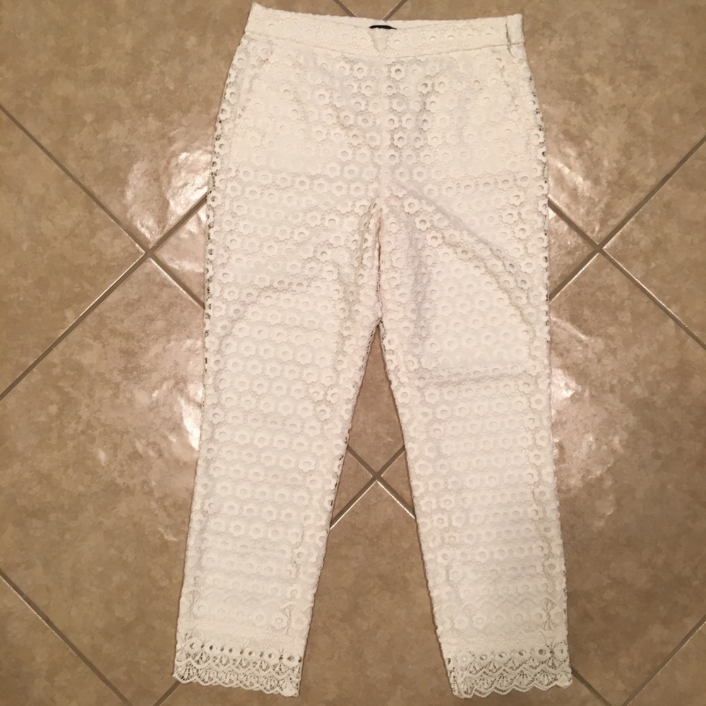 J. Crew daisylace pant
